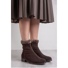 Art. 8290 Stivaletto donna camoscio testa di moro