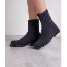 Art. 8318 Stivaletto donna stretch blu