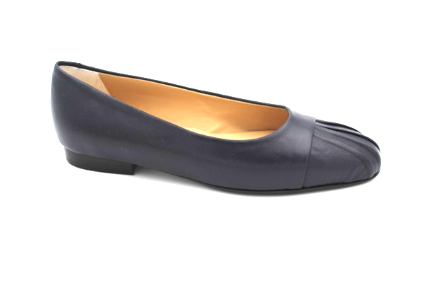 Art. 7895 Ballerina donna nappa blu
