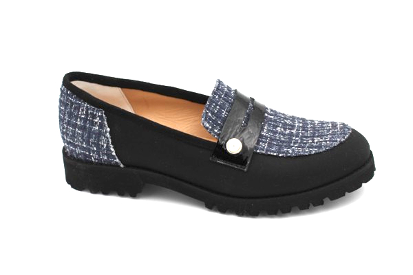 Art. 7939 Mocassino donna tessuto