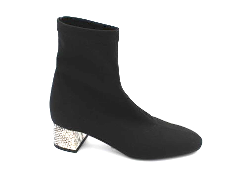 Art. 7941 Stivaletto donna stretch nero